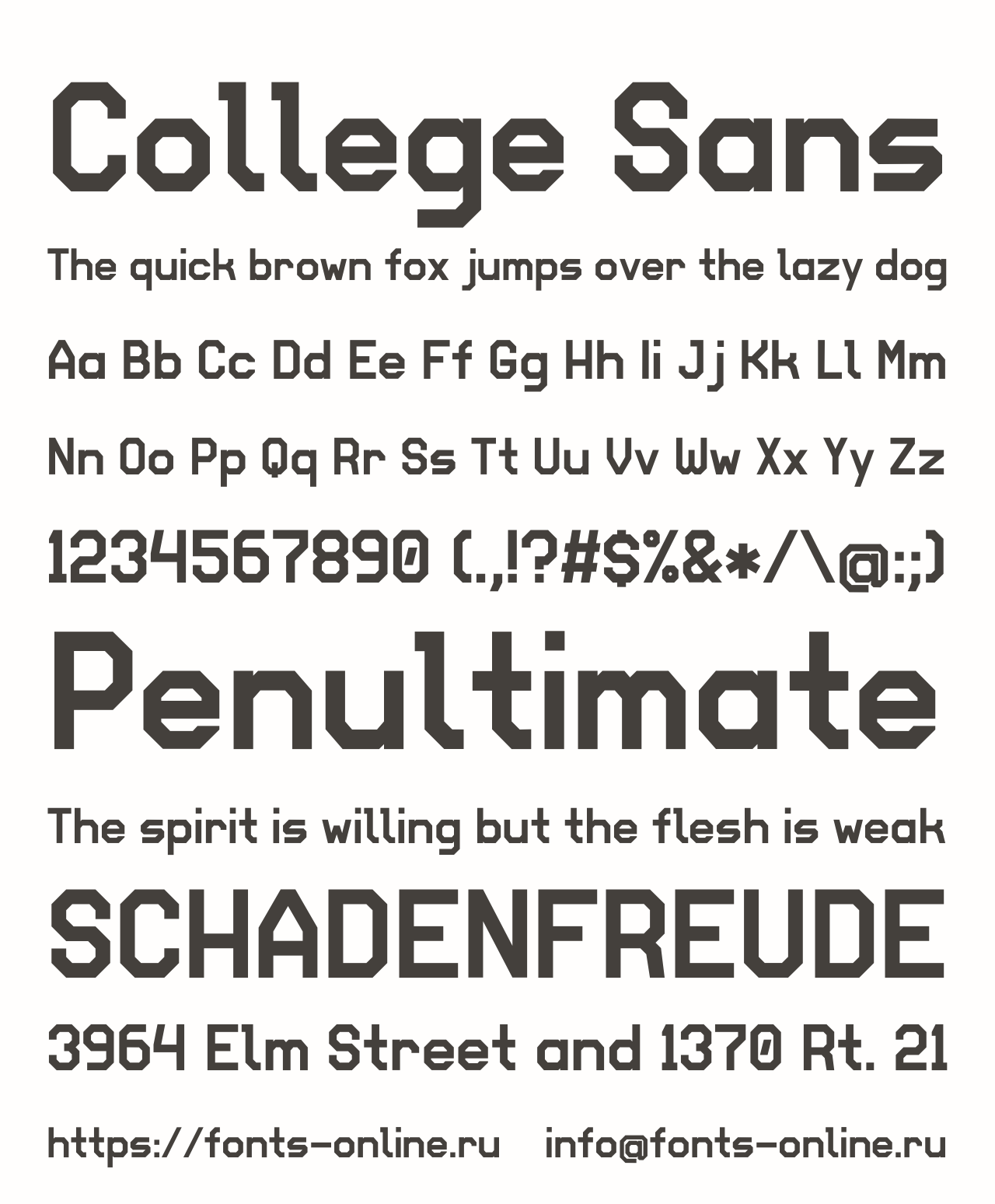 College Sans Free Font Download